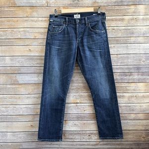 Citizens Of Humanity Emerson Mid Rise Relaxed Boyfriend Button Fly Jeans Size 27